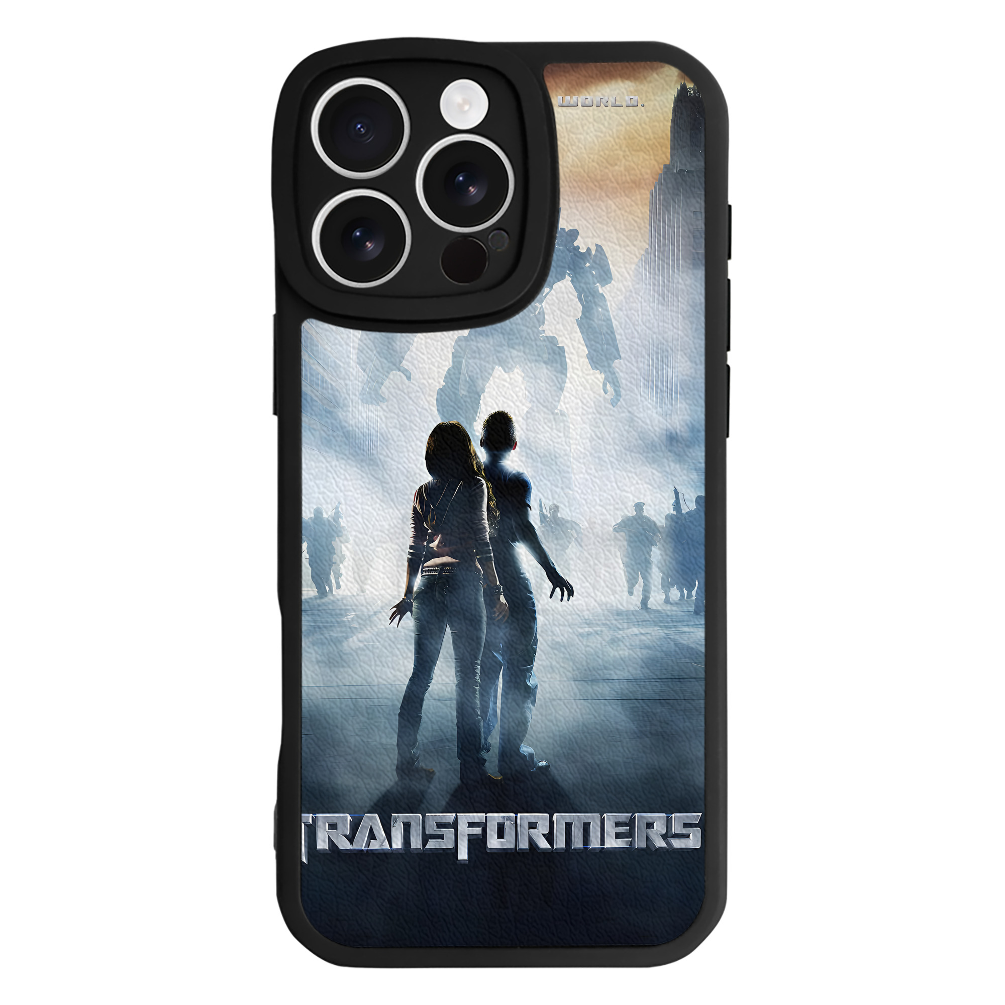 （画像用） Transformers トランスフォーマー 【iPhone 16シリーズ対応】シリコンスマホケース（レザー調） 材質：シリコン